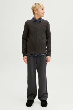 Jack & Jones Junior Pullover jprBlubarkley Knit Crew Neck Jnr Chocolate brown Sale