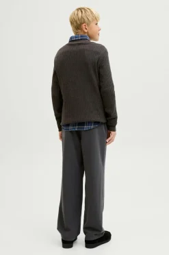 Jack & Jones Junior Pullover jprBlubarkley Knit Crew Neck Jnr Chocolate brown Sale