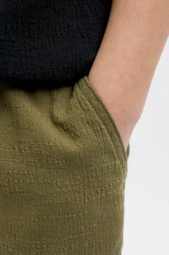 Jack & Jones Junior Shorts jpstJaiden jjCrinkle Jogger Short Jnr Olive night Sale