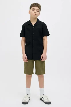 Jack & Jones Junior Shorts jpstJaiden jjCrinkle Jogger Short Jnr Olive night Sale