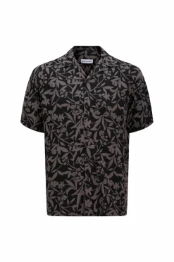 Jack & Jones Junior Skjorte jjJeff Monochrome Resort Shirt SS J Castlerock Discount