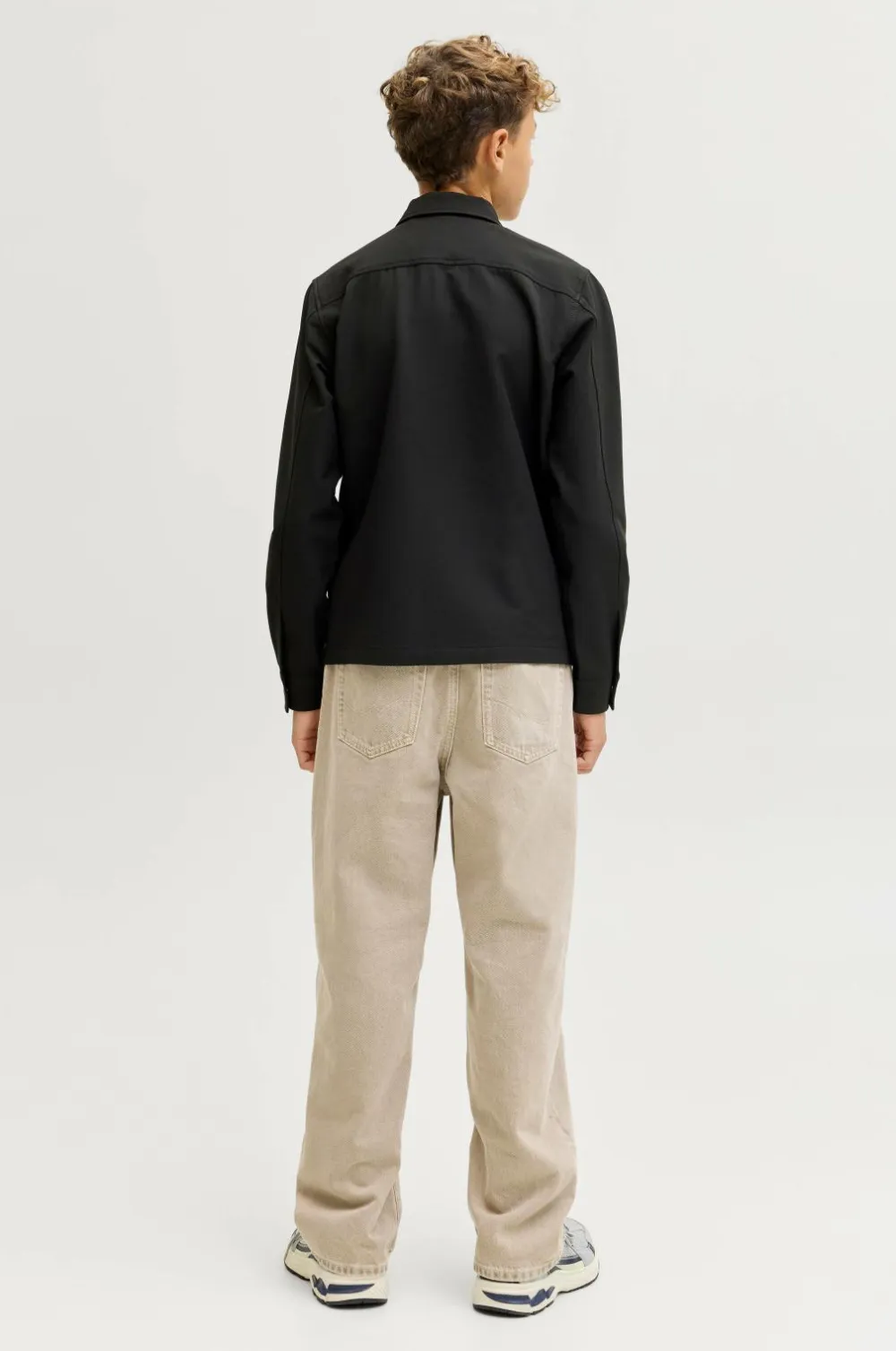 Jack & Jones Skjorter>Junior Skjorte jcoPoint Commute Travel Shirt BF JN Black
