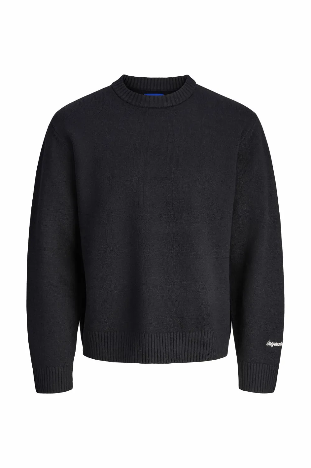 Jack & Jones Junior Trøje jorNorrebro Knit Crew Neck LN Jnr Black Sale