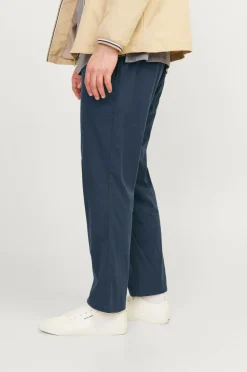 Jack & Jones Plus Hørbukser jpstAce jjBreeze Linen Blend Pls Navy blazer Clearance