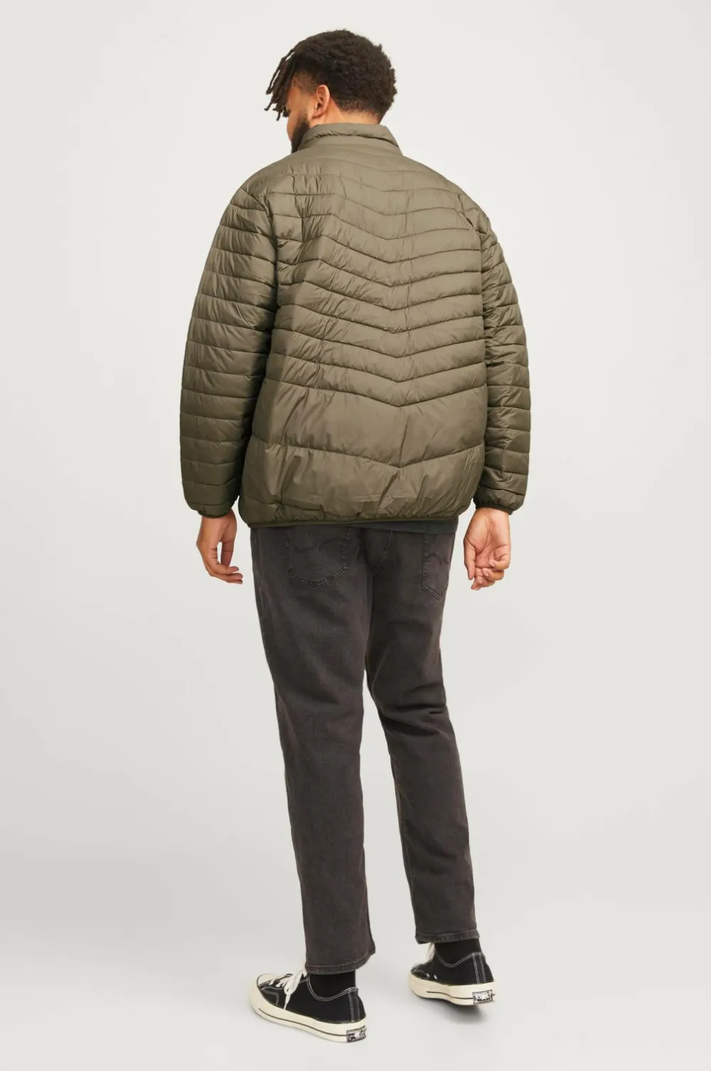 Jack & Jones Jakker & Frakker>Plus Jakke jjeState Packable Puffer Collar Canteen