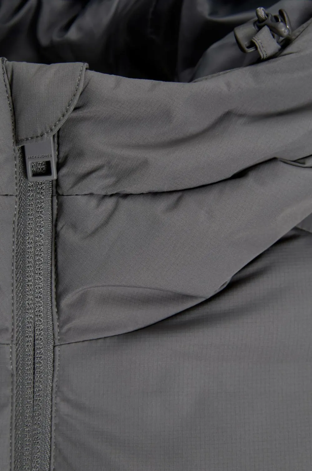 Jack & Jones Jakker & Frakker>Plus Pufferjakke jjeSoho Puffer Hood SN Pls Castlerock