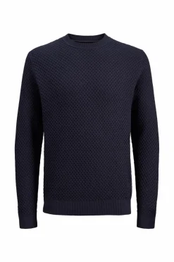 Jack & Jones Trøjer>Plus Pullover jprBlubarkley Knit Crew Neck Pls Night sky