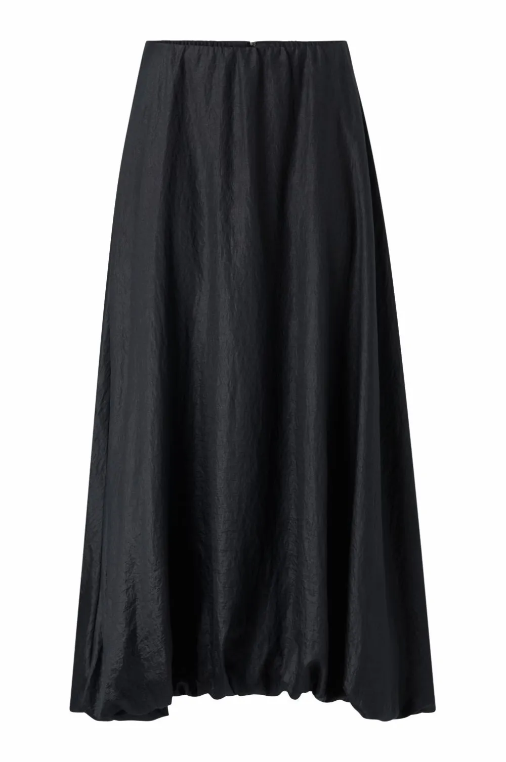 Joelle Ballonnederdel i satin Sort Clearance