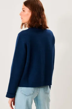Jumperfabriken Cardigan Alexis Navy Sale