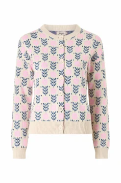 Jumperfabriken Cardigan Alfrida Beige Hot