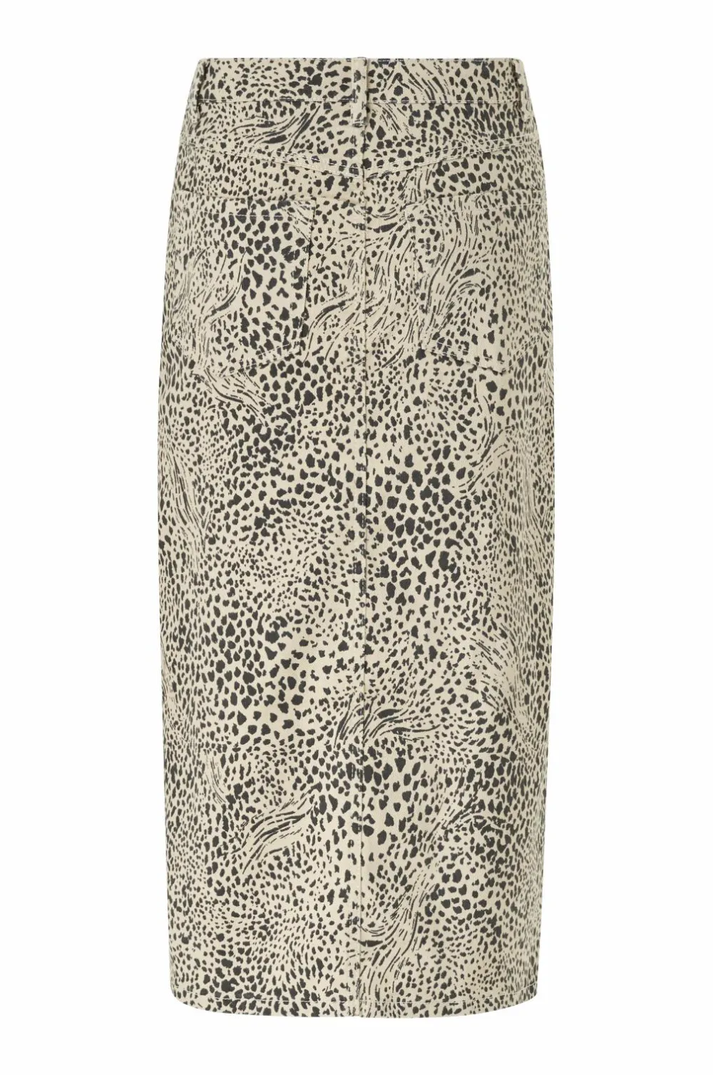 KAFFE Cowboynederdel Kalisa Skirt Abstract leopard Online