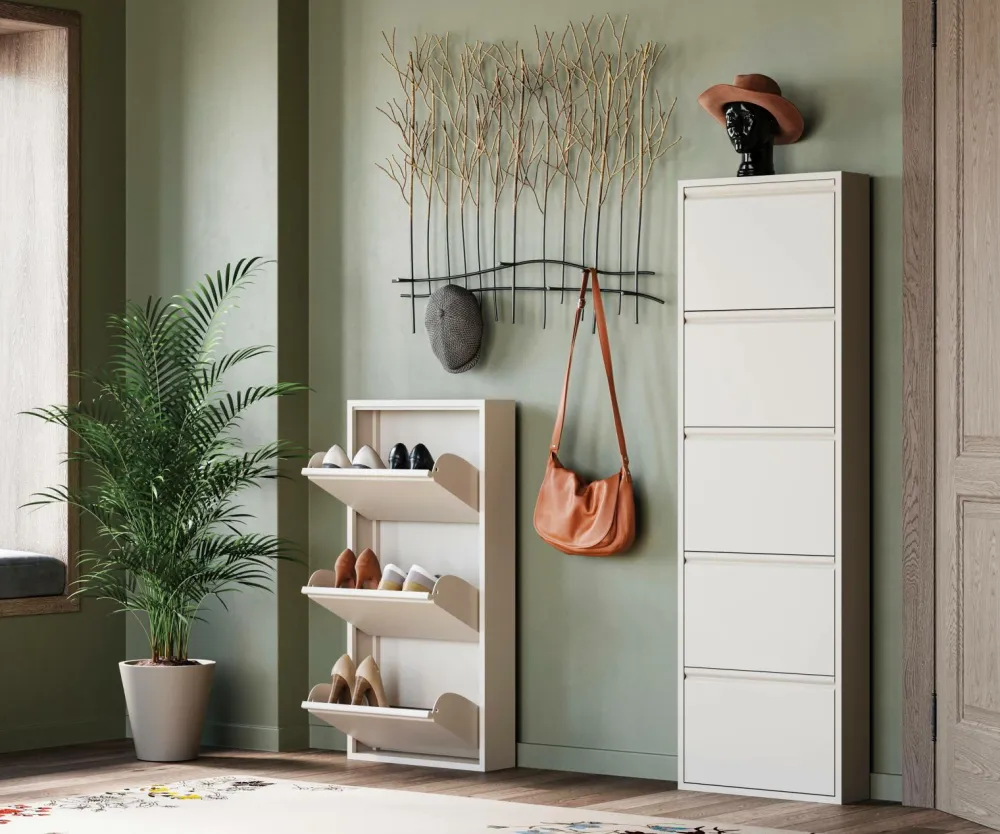 KARE Design Entrémøbler>Skoskab Caruso Ecru
