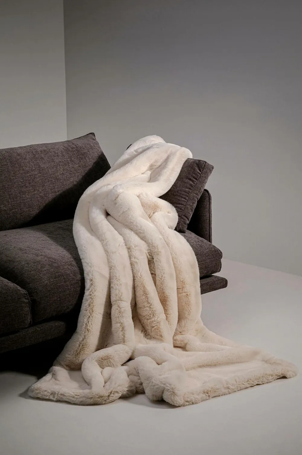 KARE Design Tæppe Mika Cream 150x200cm Hvid Sale