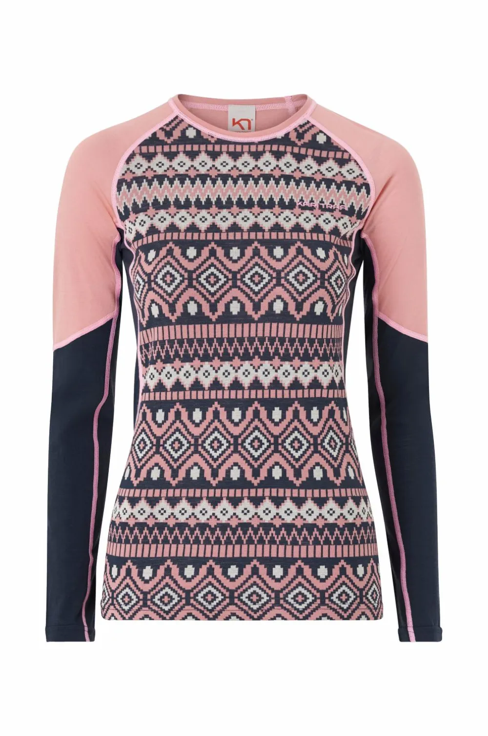 Kari Traa Skiundertøj|Skiundertøj>Termisk top Malia LS Pastel dusty pink