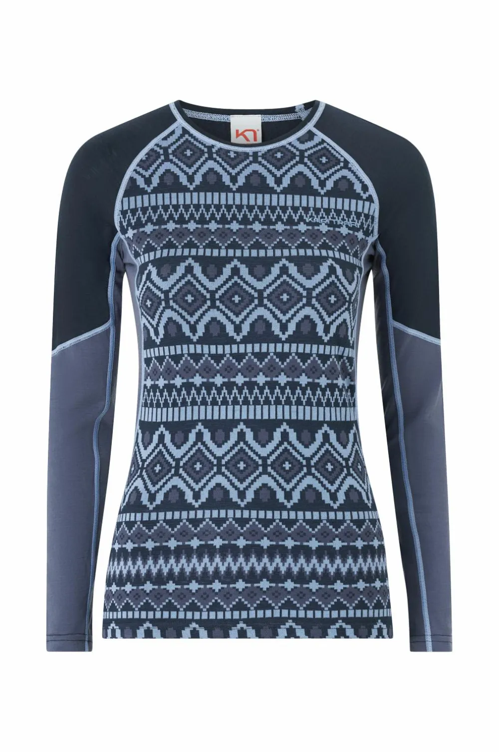 Kari Traa Skiundertøj|Skiundertøj>Termisk top Malia LS Dark navy blue