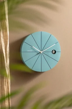 Karlsson Vægur Destacado Cuckoo Luftblå med klassisk blå Clearance