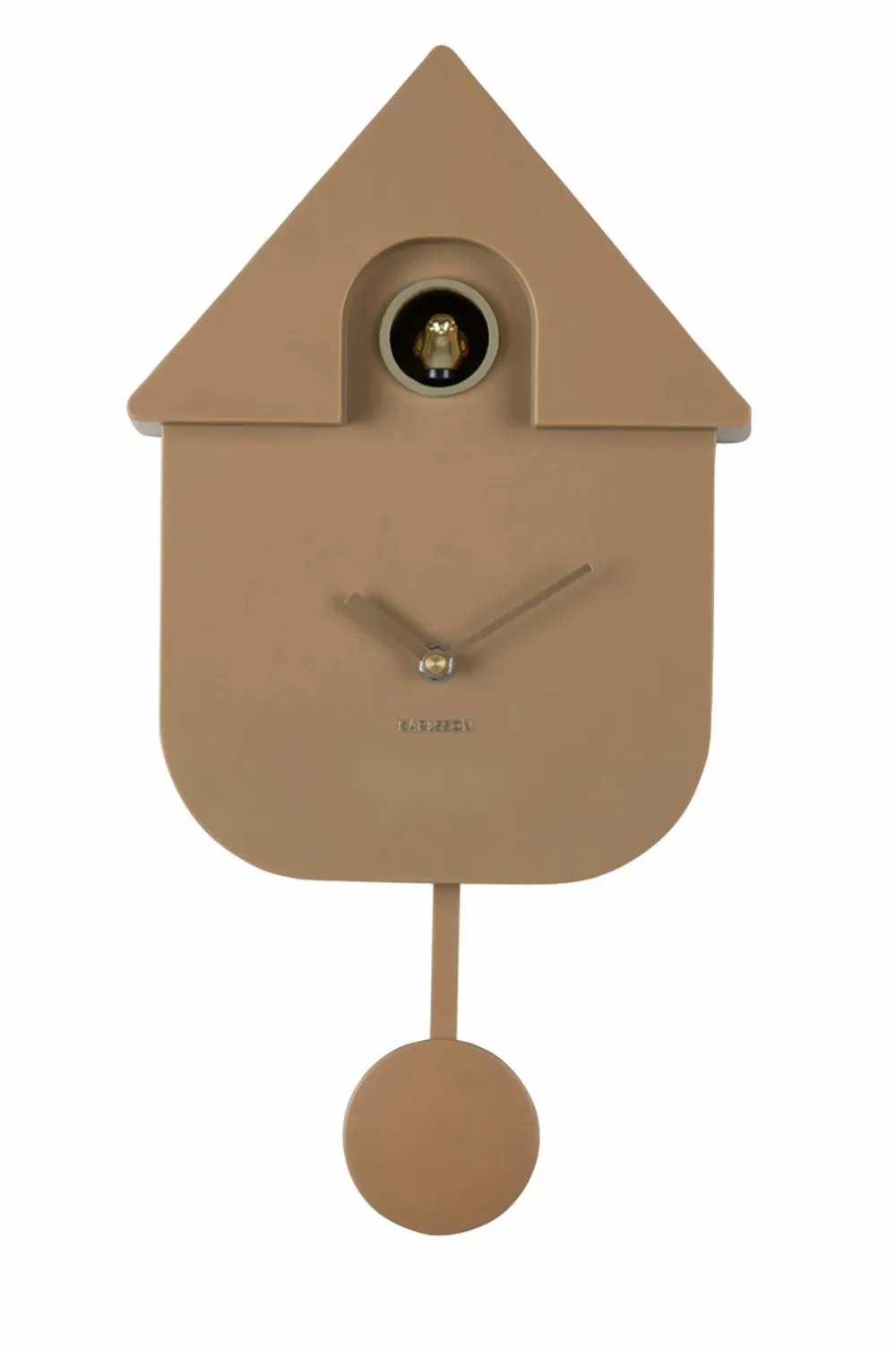 Karlsson Vægur Modern Cuckoo Oro Mokka brun New