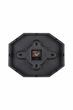 Karlsson Vægur Modern Factory Octagon Okkergul og marineblå Clearance
