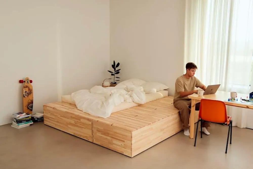 Karup Design Senge & Madrasser>Basement Seng Klart lakeret