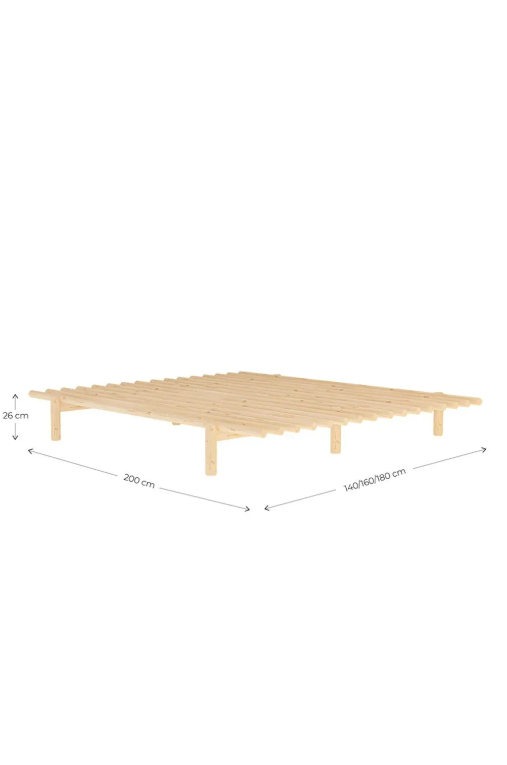 Karup Design Senge & Madrasser>Pace Bed Klart lakeret