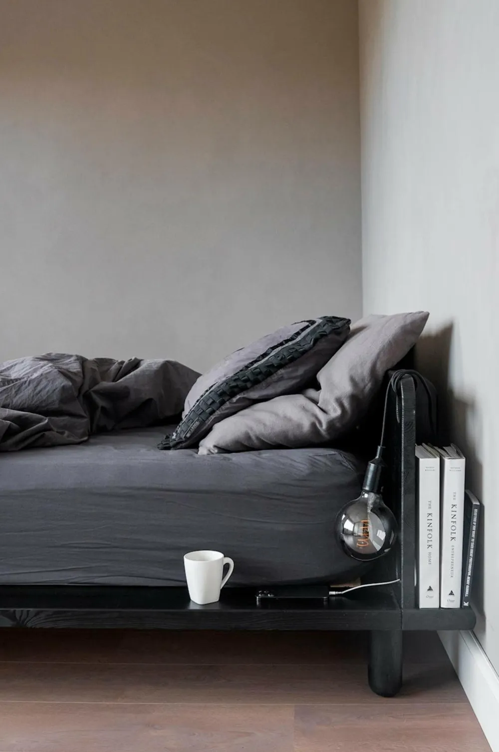 Karup Design Senge & Madrasser>Peek Bed Sort lakeret
