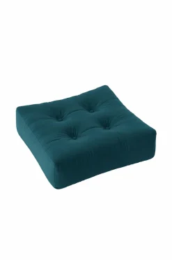 Karup Design Puf More, bomuld Petrol blue New