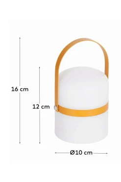 Kave Home Bordlampe Ridley Lys orange Outlet