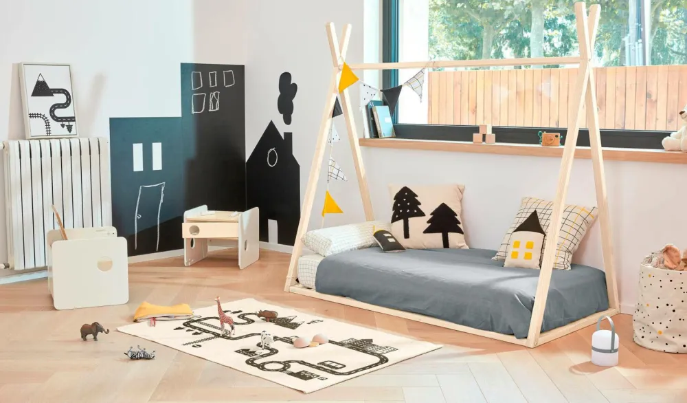 Kave Home Børnelamper>Bordlampe Ridley Grå