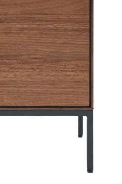 Kave Home Tv-bænk Vedrana Naturfarvet, sort Clearance
