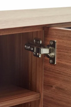 Kave Home Tv-bænk Vedrana Naturfarvet, sort Clearance