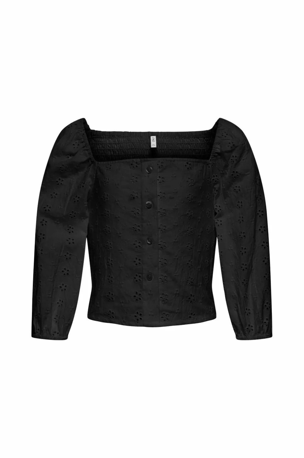 KIDS ONLY Bluse kogPilea 3/4 Emb Anglaise Shirt Black Hot