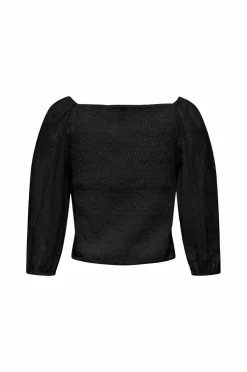 KIDS ONLY Bluse kogPilea 3/4 Emb Anglaise Shirt Black Hot