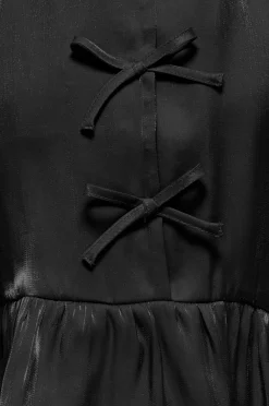 KIDS ONLY Bluse kogVictoria L/S Bow Wvn Black New
