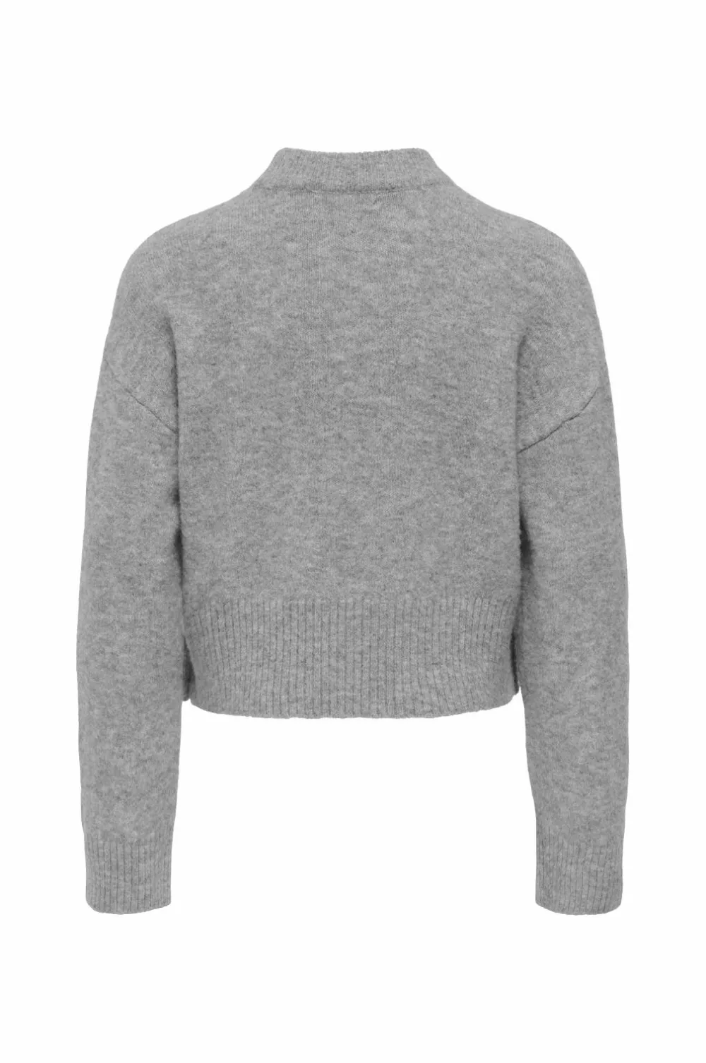 KIDS ONLY Trøjer & Cardigans>Pullover KogRene Life LS Button O-neck CP KN Medium grey melange