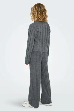 KIDS ONLY Pullover kogTessa L/s O-neck Pullover Dark grey melange Outlet