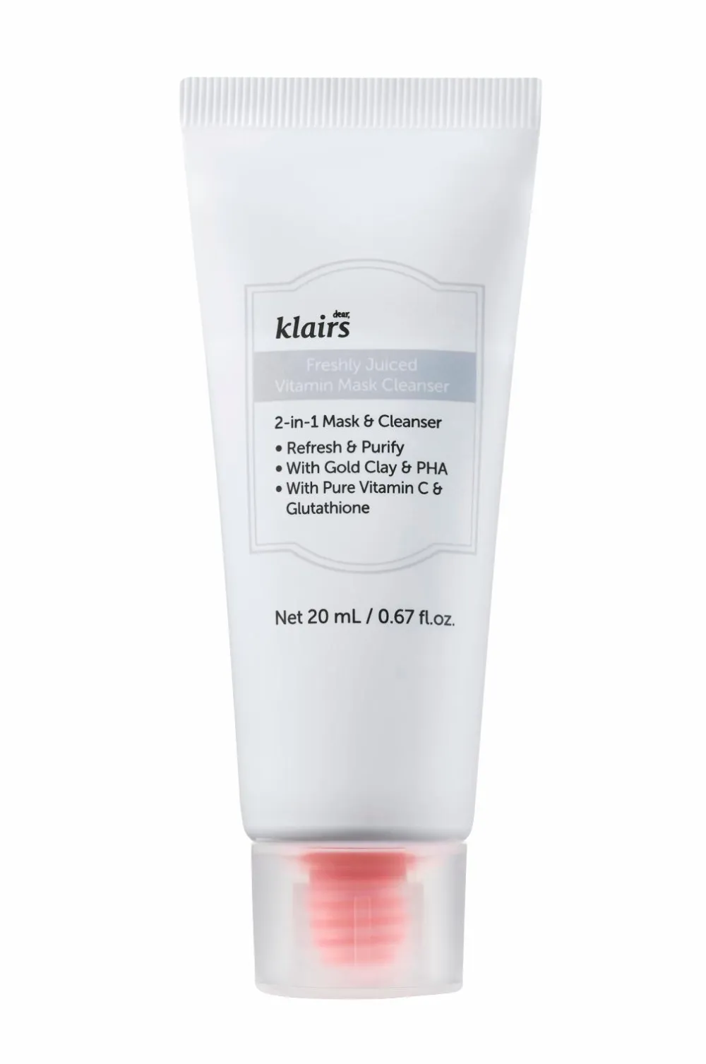Klairs Freshly Jucied Vitamin Mask Cleanser 20ml Clearance