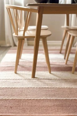 KM Home Bomuldstæppe Båstad Støvet rosa