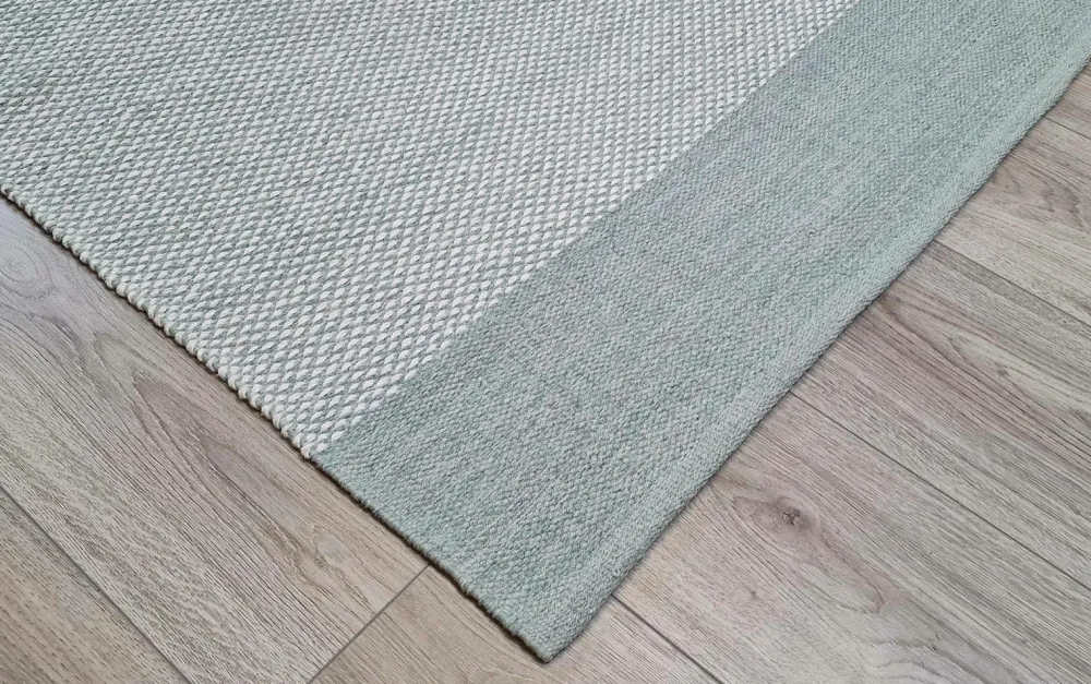 KM Home Bomuldstæppe Alva Lysegrøn Discount