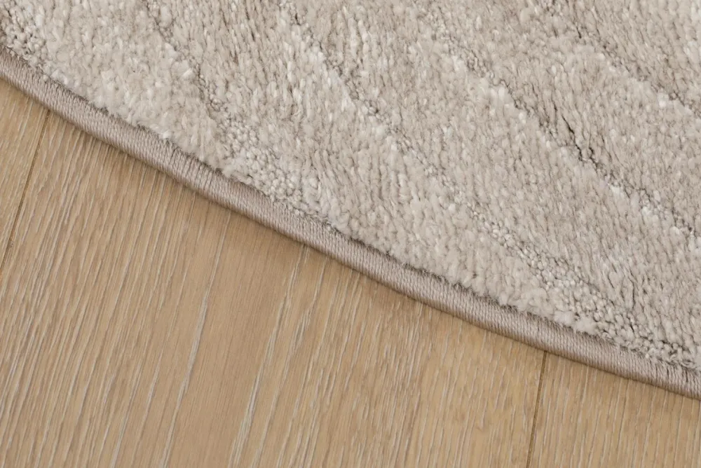KM Home Luvtæppe Genova Zen rund Linned Discount