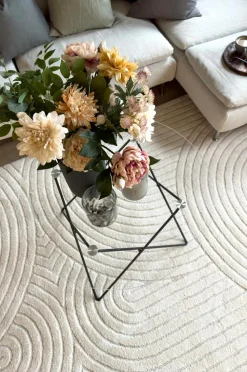 KM Home Luvtæppe Genova Zen Vit Clearance