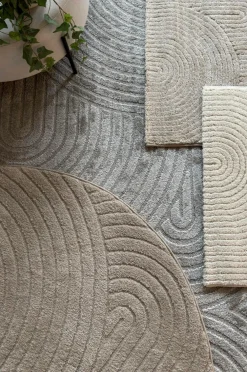 KM Home Luvtæppe Genova Zen Vit Clearance