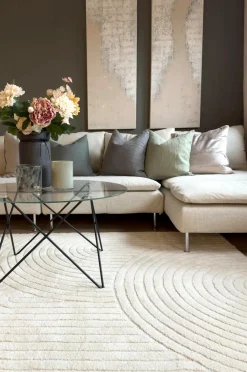 KM Home Luvtæppe Genova Zen Vit Clearance