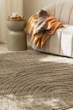 KM Home Luvtæppe Genova Zen rund Mocca Online