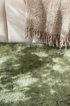 KM Home Ryatæppe Cozy Grøn Outlet