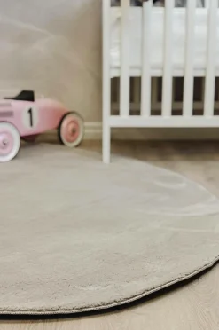 KM Home Vaskbart tæppe Soft Greige Discount