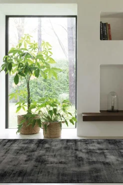 KM Home Viskosetæppe Tribeca Charcoal Clearance
