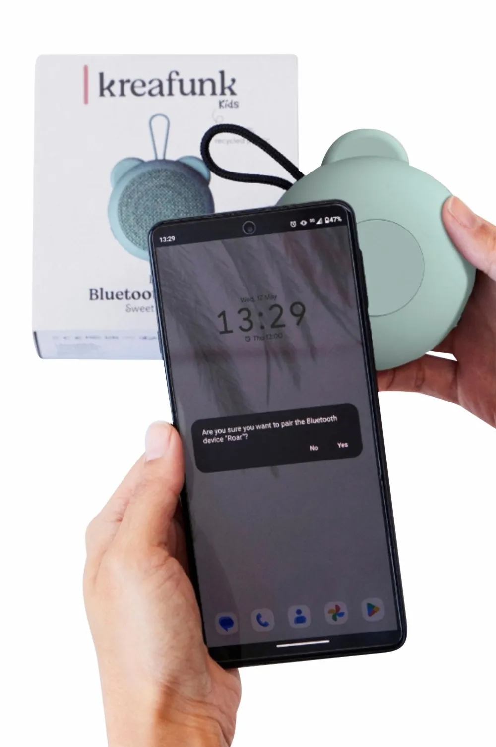 Kreafunk Barnevognstilbehør>Bluetooth-højttaler Roar Elfenbensfarvet sand