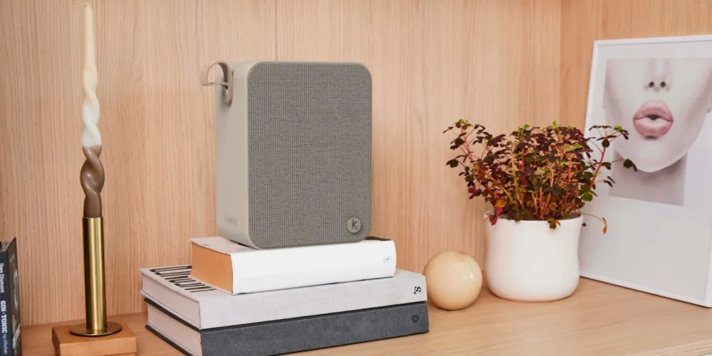 Kreafunk Tv, Lyd & Det Smarte Hjem>Bluetooth-højttaler Qi IPX5 aBOOM+ Ivory sand