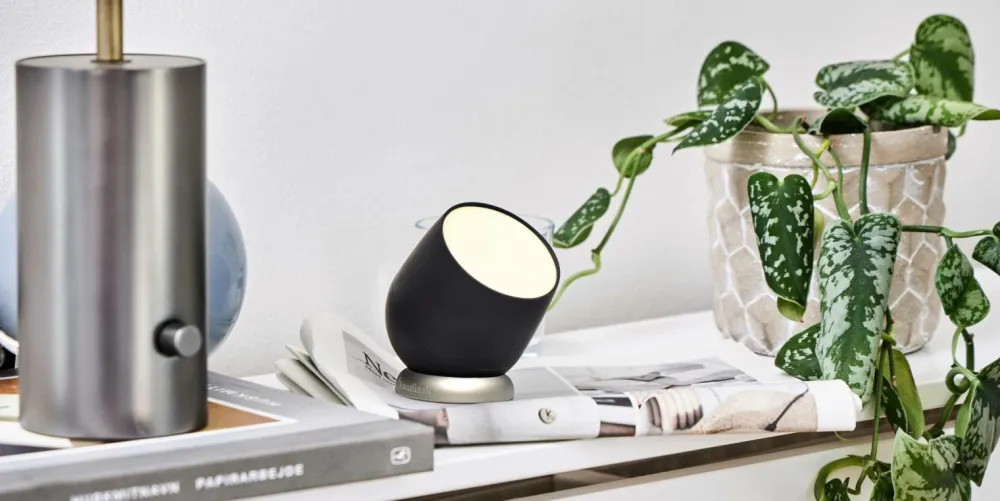 Kreafunk Bærbar LED-lampe Beam Sort Clearance