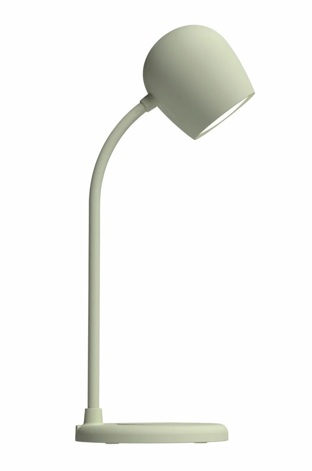 Kreafunk Bordlamper>LED-lampe/højttaler/Qi Ellie Støvet oliven